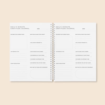 5-Minute Gratitude Journal Spread
